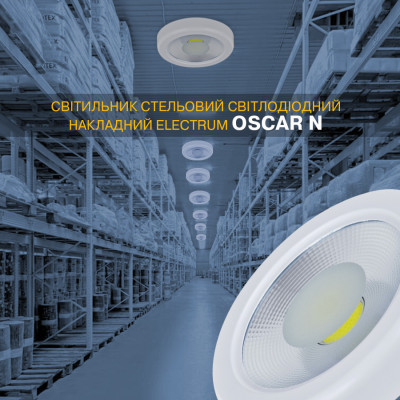 Світильник Electrum Oscar N- 40W 4000К IP54 (B-LD-1972)