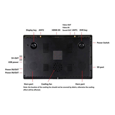Монітор FPV Hawkeye Captain 10.2&quot; DVR 5.8GHz 89CH L,X,Z Band (HP0054.0027-DVR)
