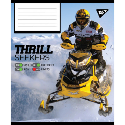 Зошит Yes Thrill Seekers А5 48 аркушів клітинка (767788)