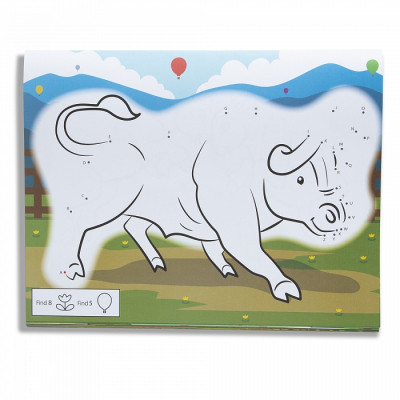 Набір для творчості Melissa&amp;Doug розмальовок за номерами Ферма (MD30260)