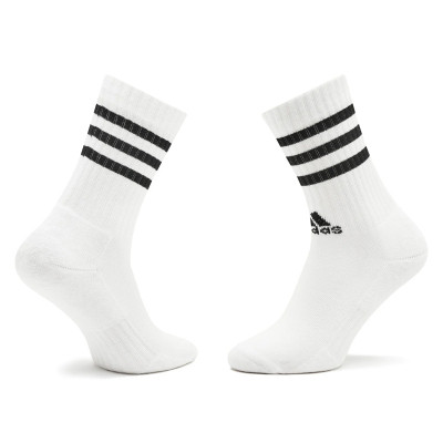 Шкарпетки Adidas 3S C SPW CRW HT3458 3P білий, чорний S (37-39) (4066746344804)