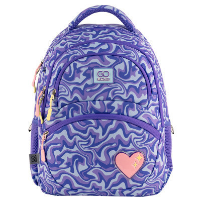 Рюкзак шкільний GoPack Education 175M-4 Shiny Heart (GO24-175M-4)