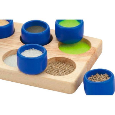 Розвиваюча іграшка Viga Toys Тактильний сортер Фактури (58483)