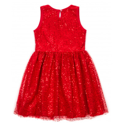 Плаття дитяче Breeze святкове з паєтками (12740-128G-red)
