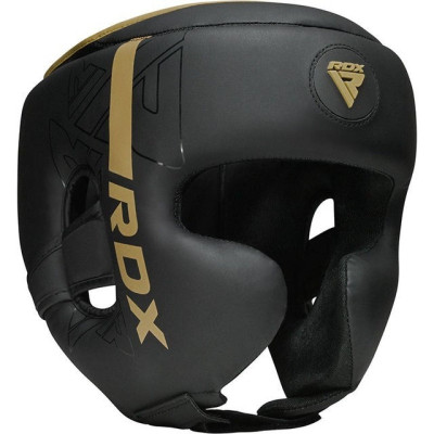 Боксерський шолом RDX F6 Kara Matte Golden S (HGR-F6MGL-S)