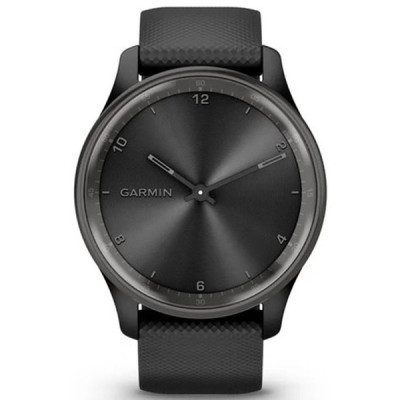 Смарт-годинник Garmin vivomove Trend, Black, Silicone, GPS (010-02665-00)