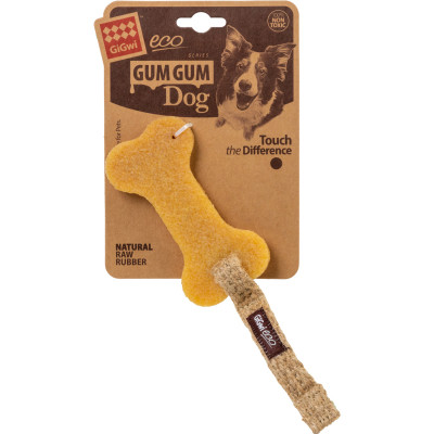 Іграшка для собак GiGwi Gum Gum Гумова кістка мала 24 см (2302)