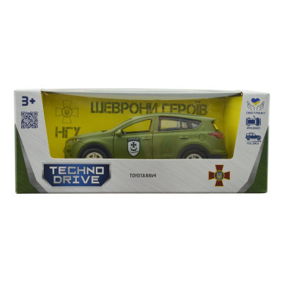 Машина TechnoDrive серії Шеврони Героїв - Toyota RAV4 - Буревій (KM6198)
