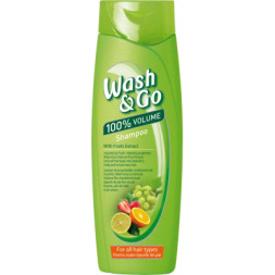 Шампунь Wash&amp;Go з екстрактами фруктів для всіх типів волосся 360 мл (8008970056777)