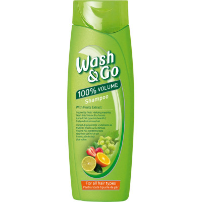 Шампунь Wash&amp;Go з екстрактами фруктів для всіх типів волосся 360 мл (8008970056777)