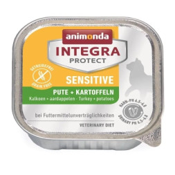 Вологий корм для кішок Animonda Integra Protect Sensitive Turkey + Potatoes з харчовою непереносимістю індичка і картопля (4017721868532)