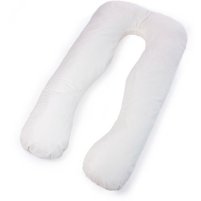 Подушка MirSon для вагітних і відпочинку Eco Line №8033 U-подібна White-Creamy (2200006185086)
