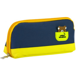 Пенал Cool For School 1 відділення Блакитний (B-8694-dk.blue)
