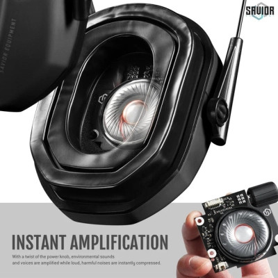 Навушники для стрільби Savior Apollo Black (EM-APPOLO-BLACK)