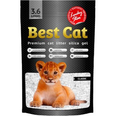 Наповнювач для туалету Best Cat Силікагелевий White 3.6 л (4820281500329)