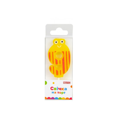 Свічка Maxi &quot;9&quot; 4,5 см, на торт (MX622053-9)