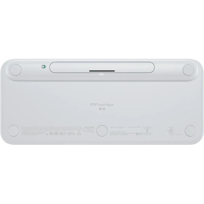 Клавіатура Logitech POP Icon Keys Bluetooth UA Off-White (920-013072)
