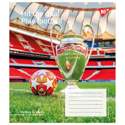 Зошит Yes Hit the goal 24 аркушів лінія (767315)