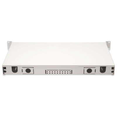 Патч-панель 1U 19&quot;, 12xSC duplex, incl, Splice Cass, OM3 Color Pigtails, Adapter Digitus (DN-96321/3)