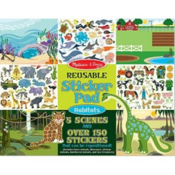Набір для творчості Melissa&amp;Doug многоразовые наклейки &quot;Места обитания животных&quot; (MD14196)