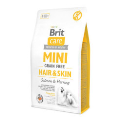 Сухий корм для собак Brit Care GF Mini Hair &amp; Skin 2 кг (8595602520220)