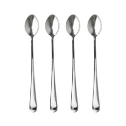 Десертна ложка Bergner Coffee &amp; tea lovers для латте, набір 4 шт (BG-46105-MM)