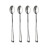 Десертна ложка Bergner Coffee &amp; tea lovers для латте, набір 4 шт (BG-46105-MM)