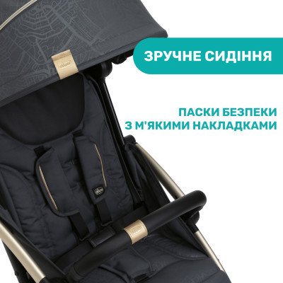 Коляска Chicco Goody Plus Stroller чорна (79877.57)