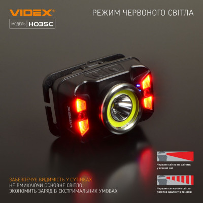 Ліхтар Videx 410Lm 5000K (VLF-H035C)