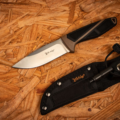 Ніж Elk Ridge з кресалом Brown (ER-200-23BR)