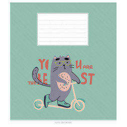 Зошит Школярик Cute copybook 12 аркушів лінія (012-3212L)