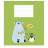 Зошит Школярик Cute copybook 12 аркушів лінія (012-3212L)