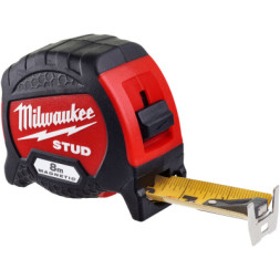 Рулетка Milwaukee магнітна STUD, 8м 33мм (4932471627)