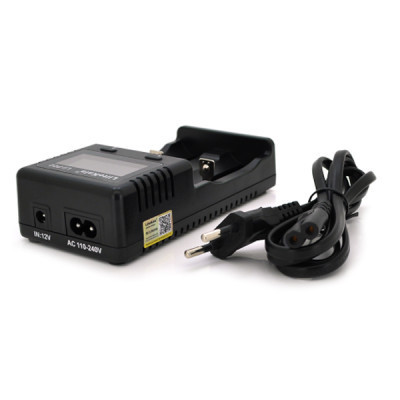Зарядний пристрій для акумуляторів Liitokala 2 Slots, LCD display, Li-Ion, Ni-Mh, Ni-Cd, + AAAA, С, 10440/.../26650 (Lii-PD2)