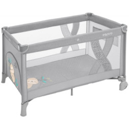 Дитячий манеж Espiro SIMPLE 07 LIGHT GRAY (5906724206290)