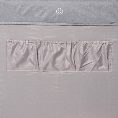 Дитячий манеж Espiro SIMPLE 07 LIGHT GRAY (5906724206290)