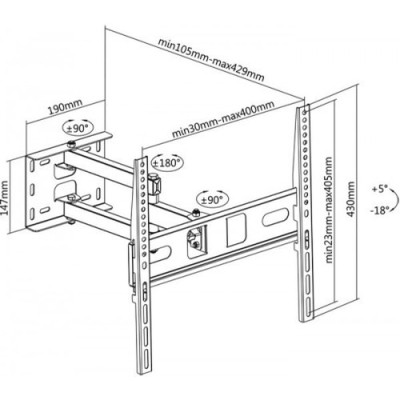 Кронштейн ITech PTRB-4ES