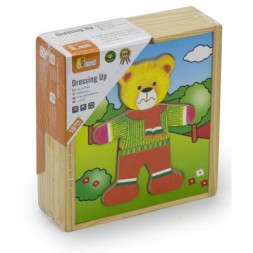Розвиваюча іграшка Viga Toys Гардероб ведмедя (56401)