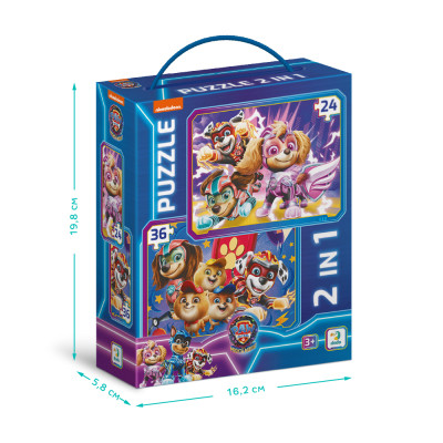 Пазл DoDo 2 в 1 Paw Patrol. Зберігаємо світ у безпеці! (200573)