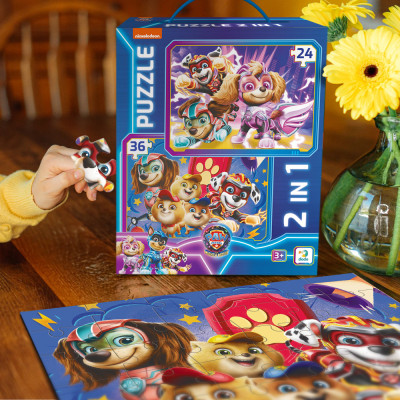 Пазл DoDo 2 в 1 Paw Patrol. Зберігаємо світ у безпеці! (200573)