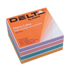 Папір для нотаток Delta by Axent &quot;COLOR&quot; 90Х90Х30мм, unglued (D8023)
