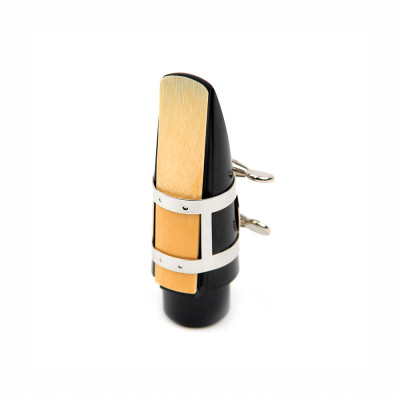 Лігатура для саксофонів D&#039;Addario Rico Ligature &amp; Cap For Alto Sax Nickel-Plated (RAS1N)