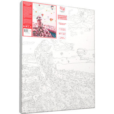 Картина по номерам Rosa Start Повітряні кулі. Кападокія, 35 х 45 см (4823098514138)