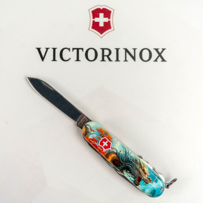 Ніж Victorinox Huntsman Zodiac 91 мм Бойовий дракон (1.3713.7_Z3230p)