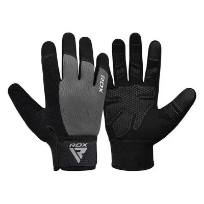 Рукавички для фітнесу RDX W1 Full Finger Plus Grey XL (WGA-W1FG-XL+)