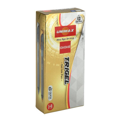 Ручка гелева Unimax Trigel-2, срібна (UX-131-34)
