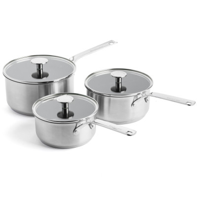 Ківш KitchenAid SSS, з кришками, набір 3 шт (CC005740-001)