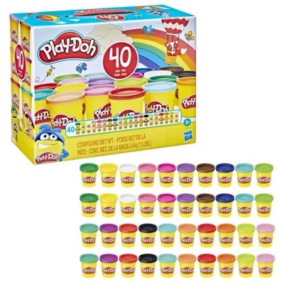 Набір для творчості Hasbro Play-Doh Набір пластиліну з 40 баночок (E9413)