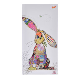 Блокнот Yes 100 * 200мм 64 л &quot;BugArt.White rabbit&quot; лінія (151433)