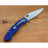 Ніж Spyderco Military, S110V, синий (C36GPDBL)